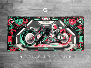 DRIVE TO BURN & NOIR DESKMAT